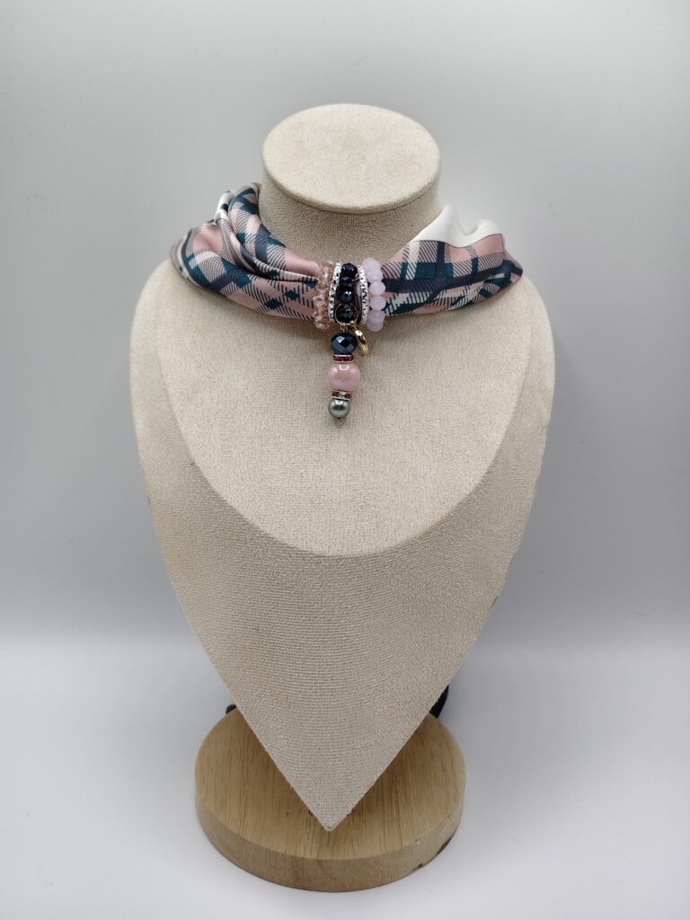 FOUALRD TOUR DE COU ÉCHIQUIER