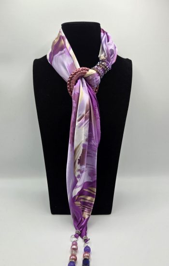 Foulard Nuances de Mauve