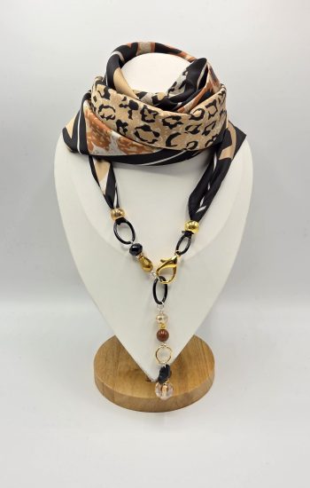 Foulard Collier Léopard